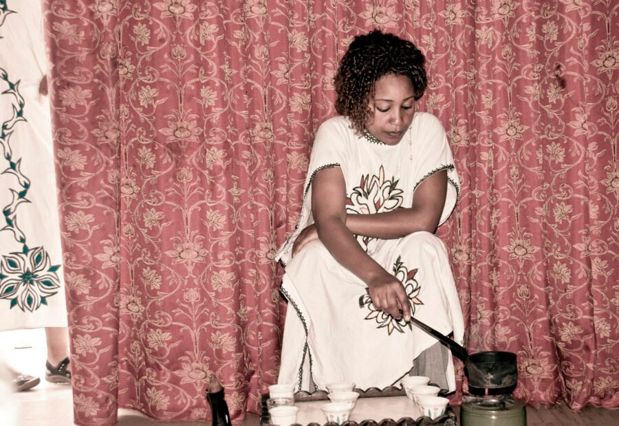Ethiopian Coffee Ceremony in Quebec City
