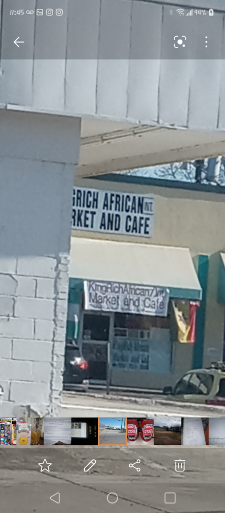Hephzibah International Market and Cafe - Ethiopian restaurant