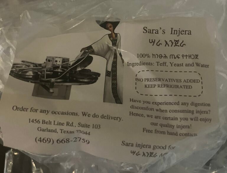 saras ethiopian injera