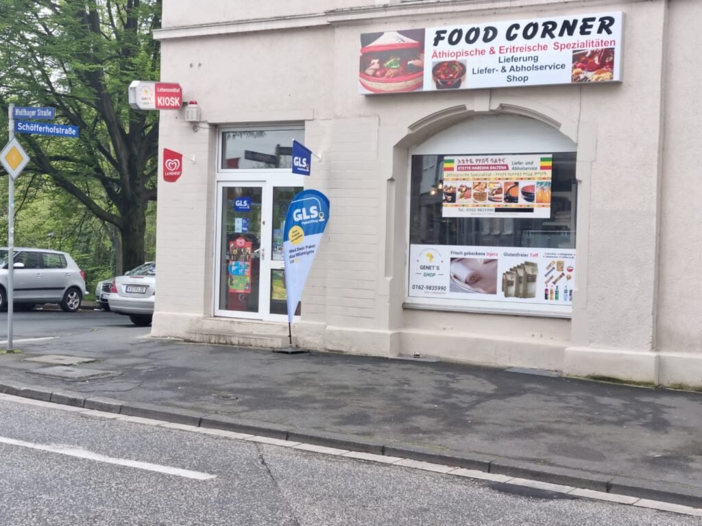 Etetye Habesha Baltina – Äthiopisches Essen, Getreide Laden. - Ethiopian restaurant