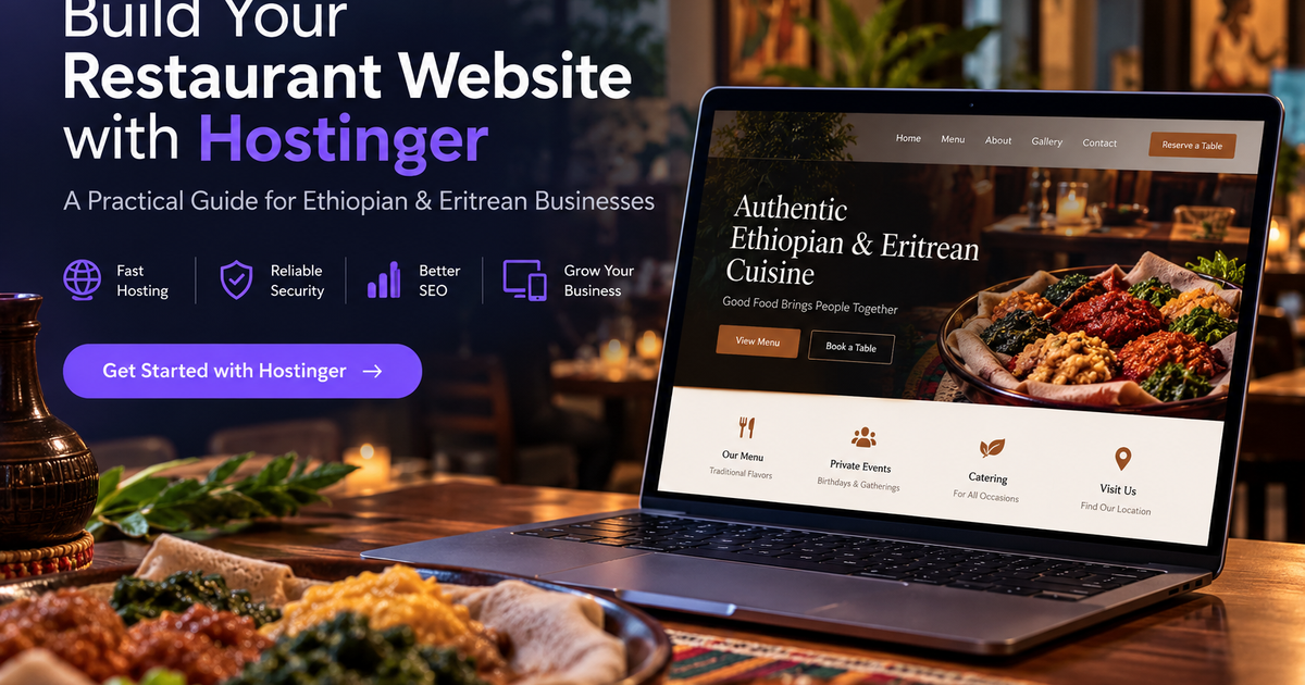 habeshastudio hostinger restaurant website featured