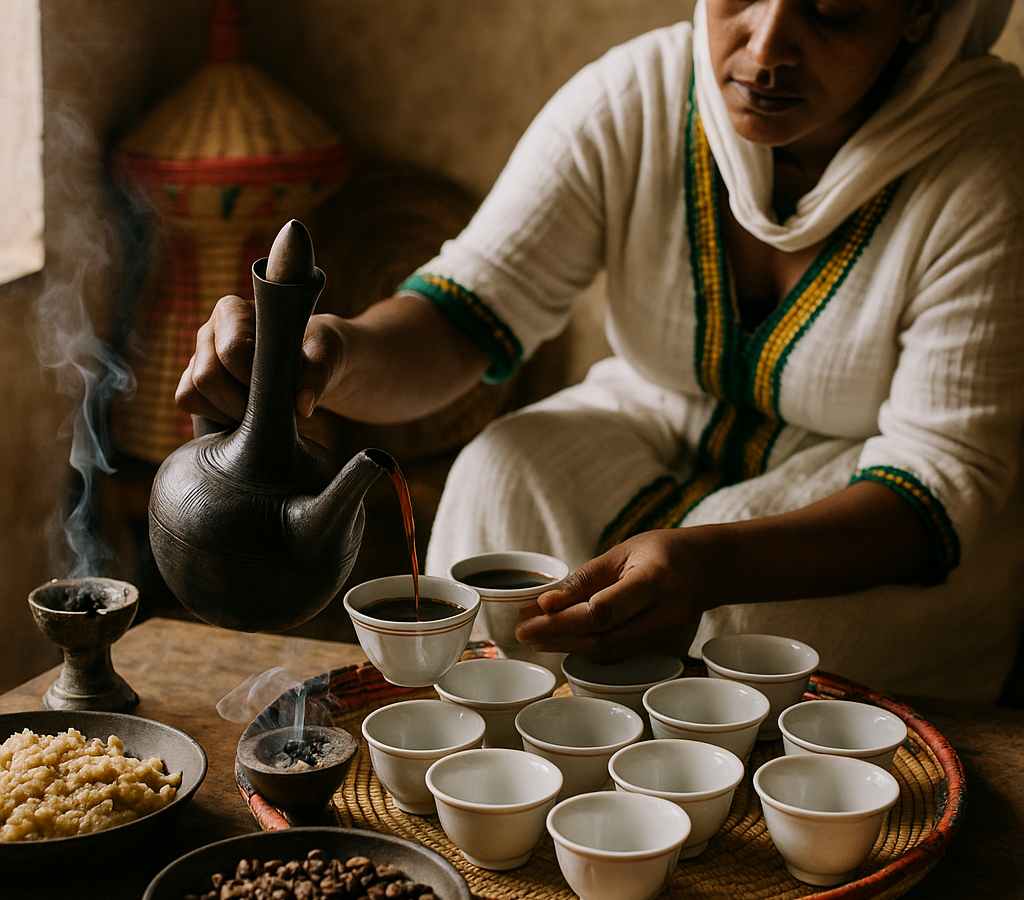 ethiopian coffee ceremony — The Ethiopian Coffee Ceremony: Hospitality, Ritual and Meaning