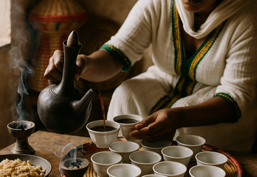 The Ethiopian Coffee Ceremony: Hospitality, Ritual and Meaning